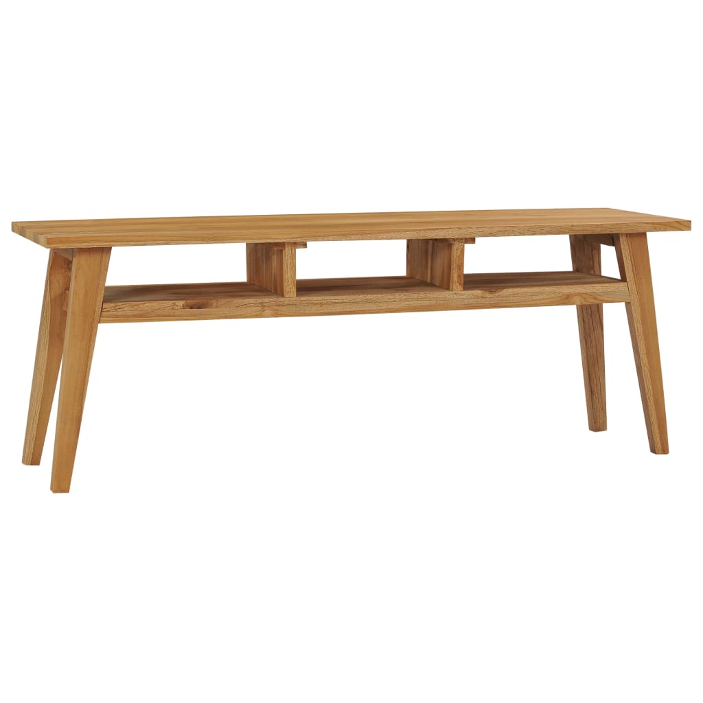vidaXL Mueble para TV madera maciza de teca 120x35x45 cm