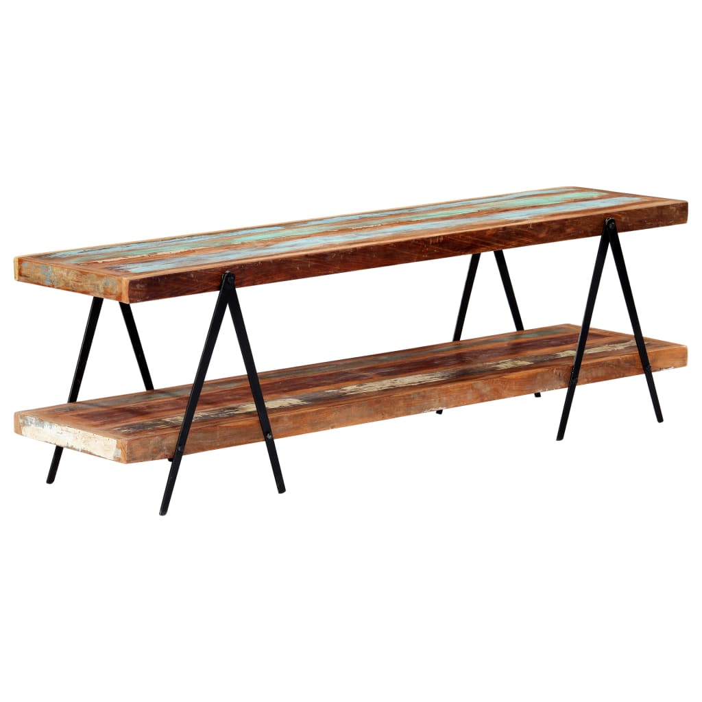 vidaXL Mueble para TV de madera maciza reciclada 160x40x50 cm