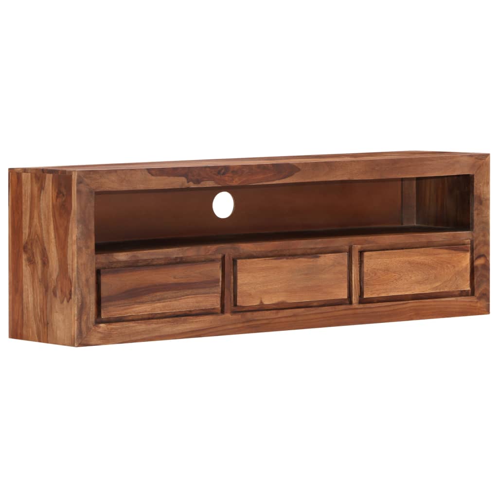 vidaXL Mueble de TV de madera maciza de acacia 120x30x40 cm