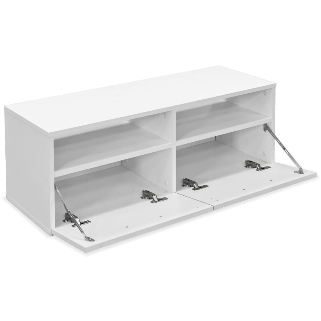 vidaXL Mueble para televisión madera de ingeniería blanco 95x35x36 cm - Image 3