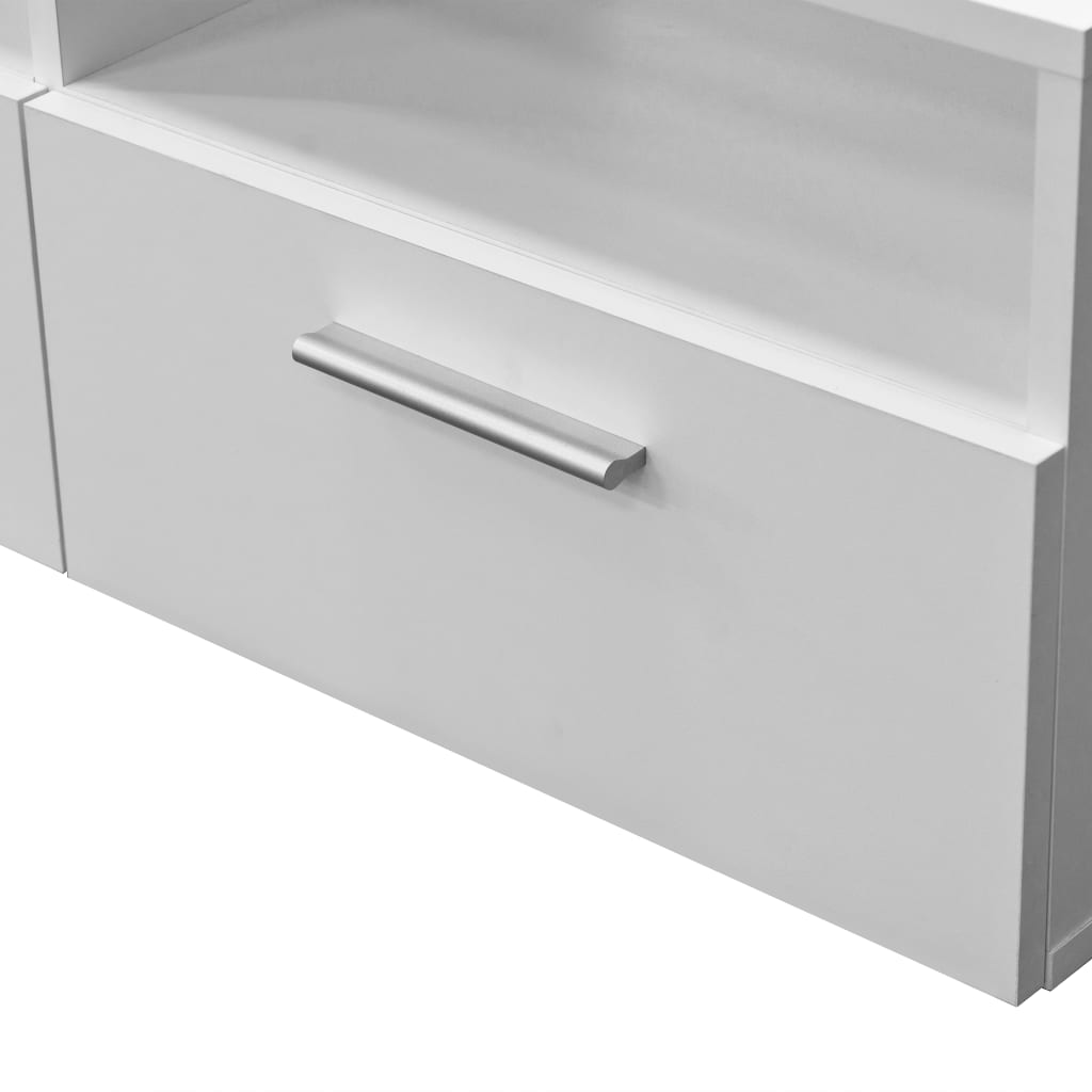 vidaXL Mueble para televisión madera de ingeniería blanco 95x35x36 cm - Image 4
