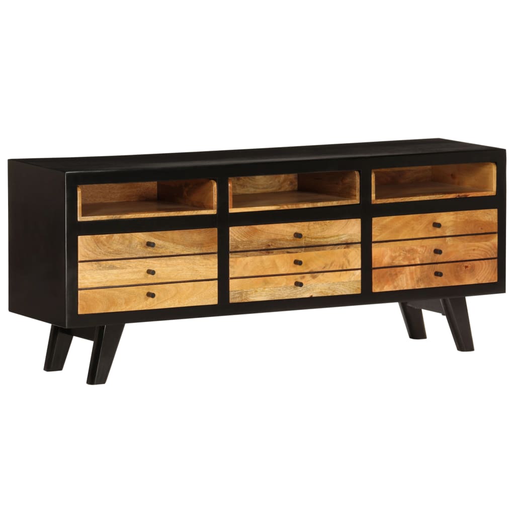 vidaXL Mueble para TV de madera maciza de mango 120x30x50 cm