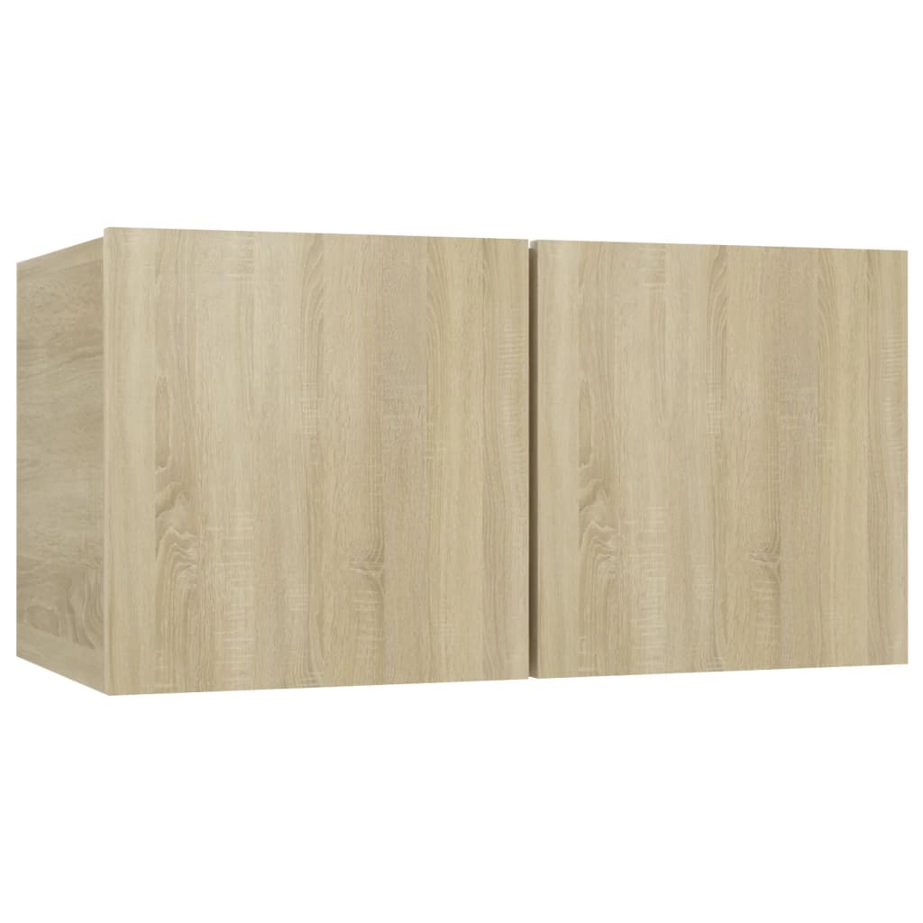 vidaXL Juego de muebles de salón 7 piezas roble Sonoma - Image 4