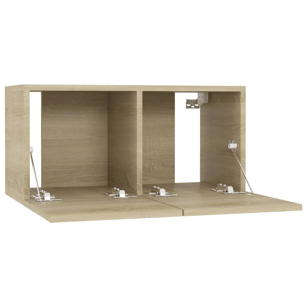vidaXL Juego de muebles de salón 4 piezas roble Sonoma 60x30x30 cm - Image 5