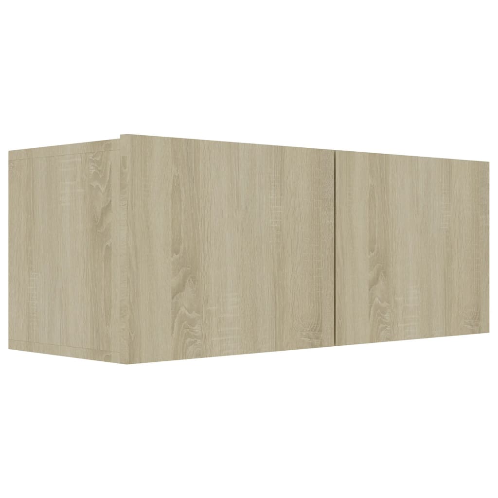vidaXL Juego de muebles de salón 4 piezas roble Sonoma - Image 4