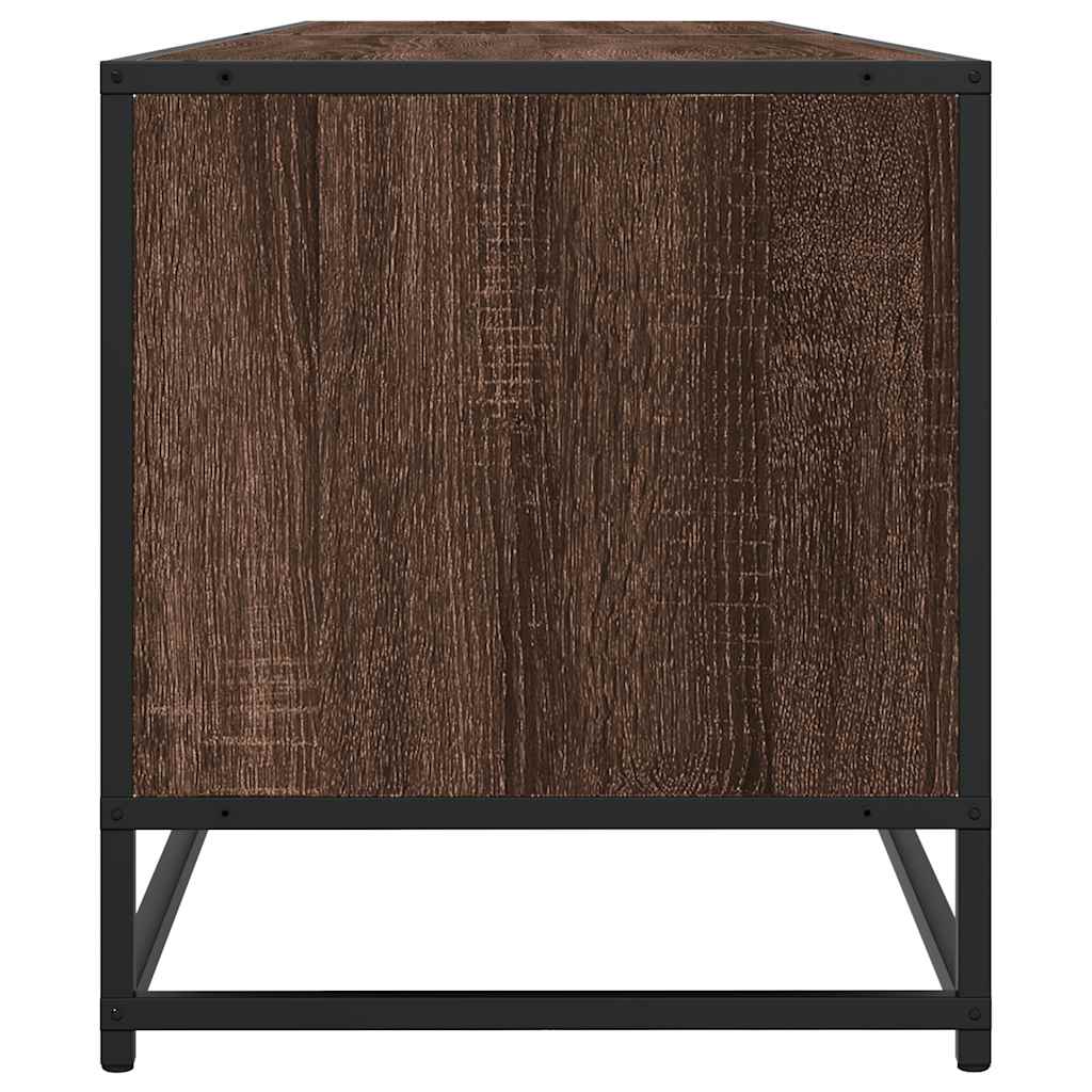 vidaXL Mueble de TV madera de ingeniería marrón roble 180,5x40x46 cm - Image 5