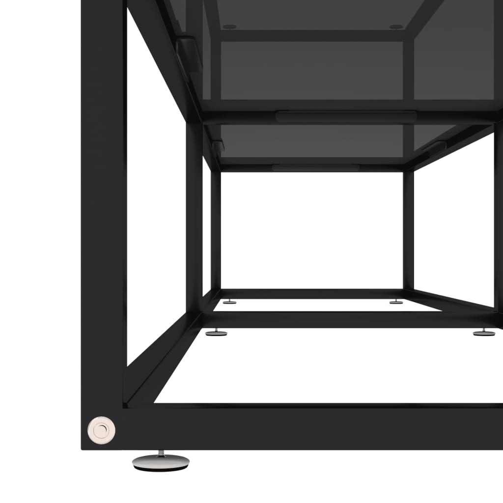 vidaXL Mueble para TV vidrio templado negro 180x40x40,5 cm - Image 5