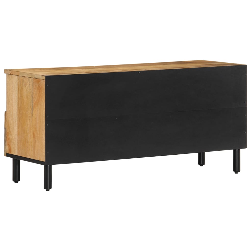 vidaXL Mueble de TV madera maciza de mango 100x33x46 cm - Image 5