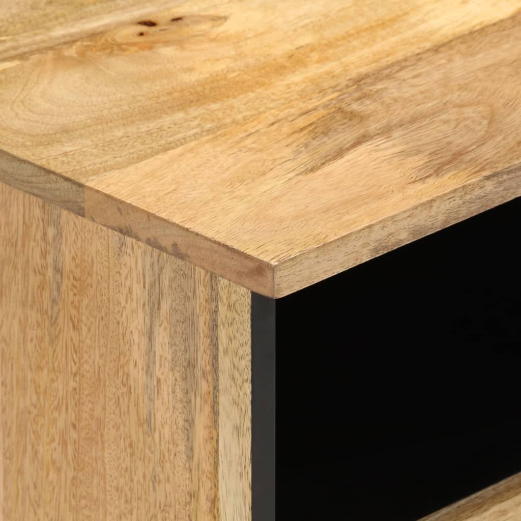 vidaXL Mueble de TV madera maciza de mango 100x33x46 cm - Image 6