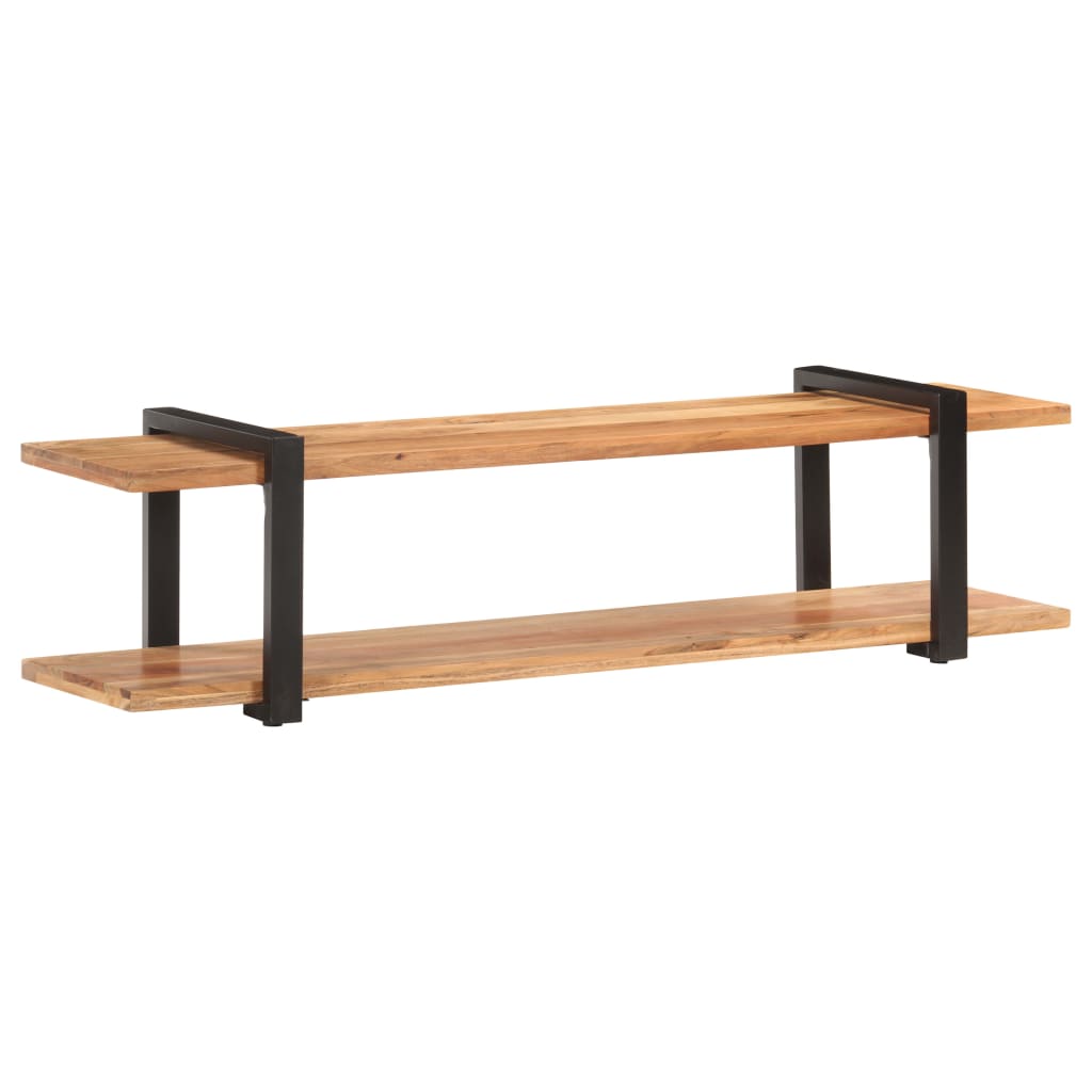 vidaXL Mueble para TV madera maciza de acacia 160x40x40 cm