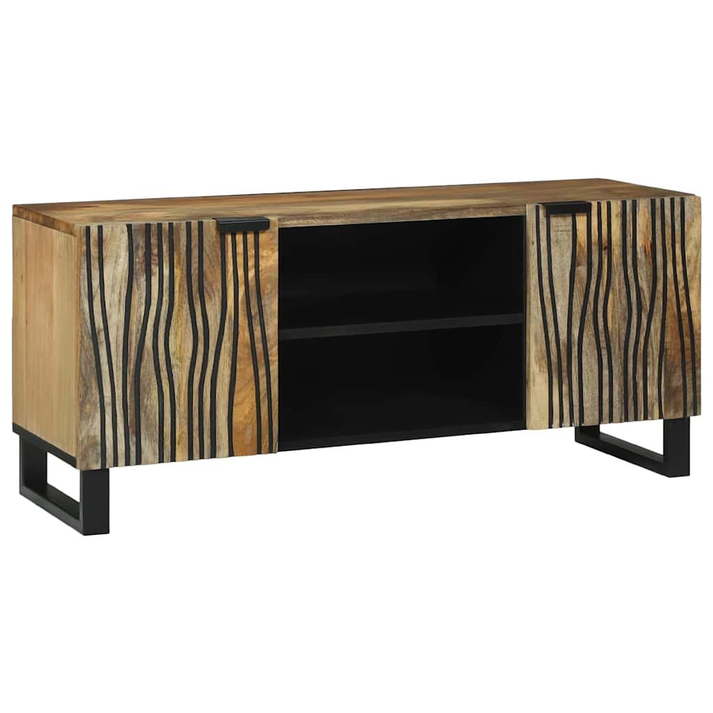 vidaXL Unidades de TV Marrón 105 x 33 x 46 cm Madera contrachapada