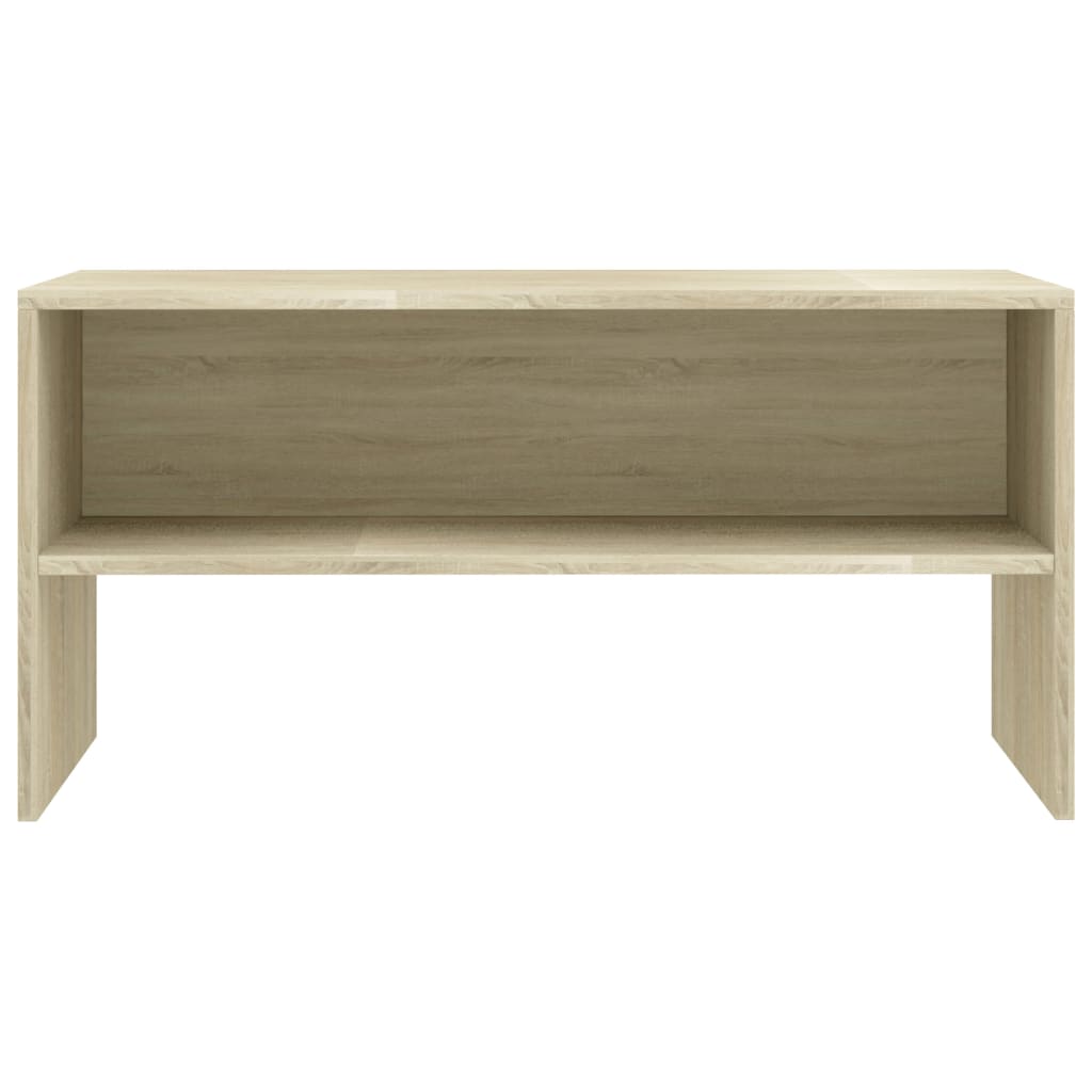 vidaXL Mueble de TV madera contrachapada roble Sonoma 80x40x40cm - Image 4