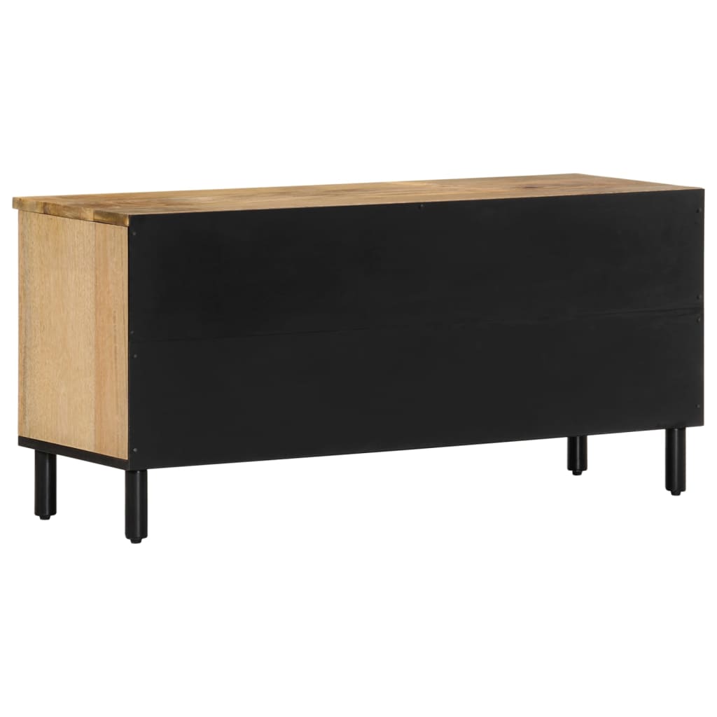 vidaXL Mueble de TV madera maciza de mango 100x33x46 cm - Image 5