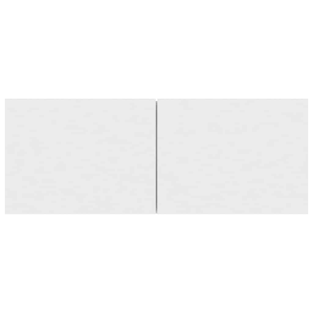 vidaXL Mueble para TV madera contrachapada blanco 80x30x30 cm - Image 6
