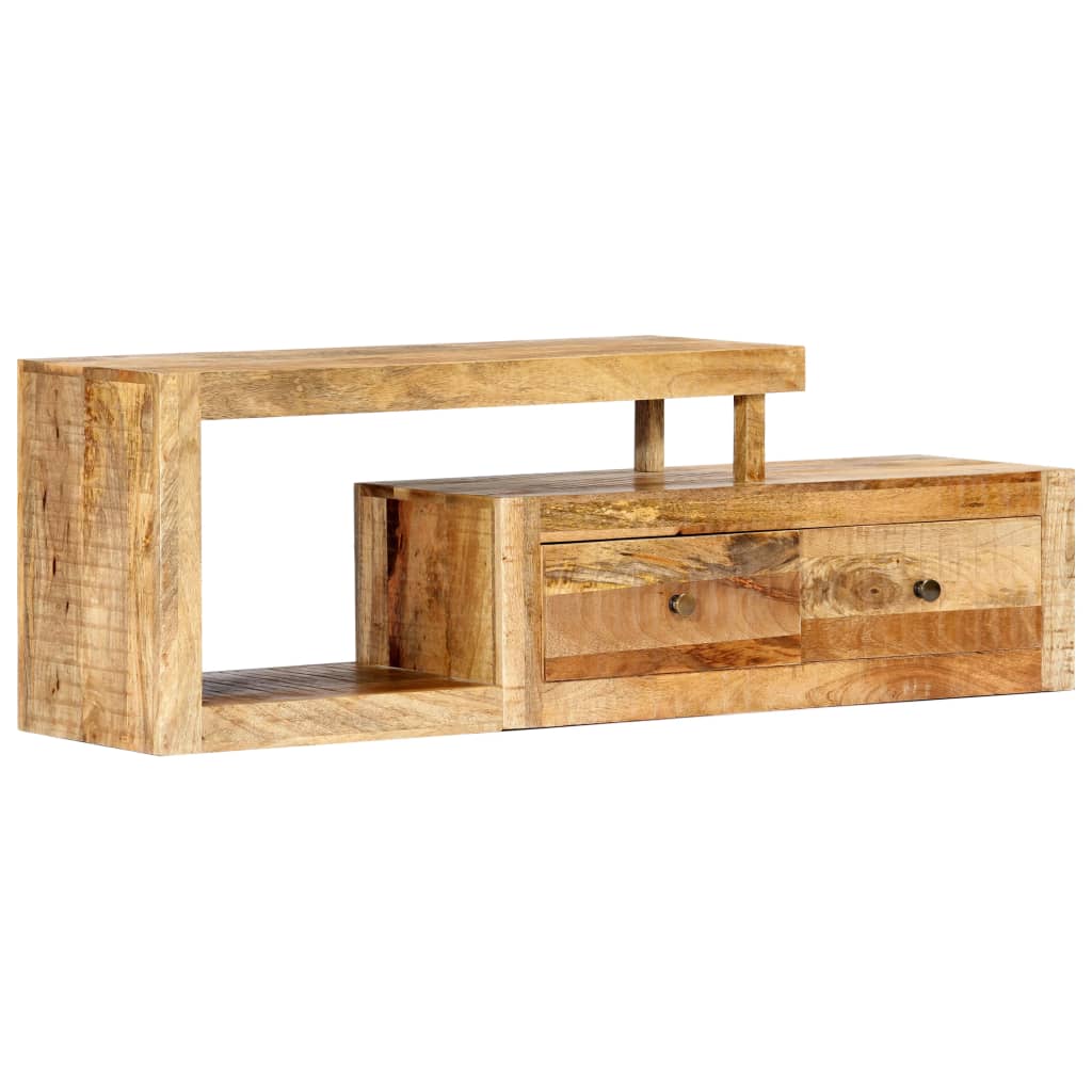vidaXL Mueble de TV de madera maciza de mango 120x30x40 cm