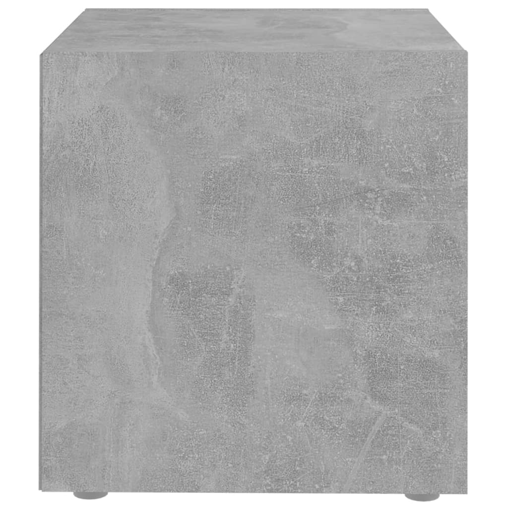 vidaXL Mueble de TV 2uds madera contrachapada gris hormigón 37x35x37cm - Image 5