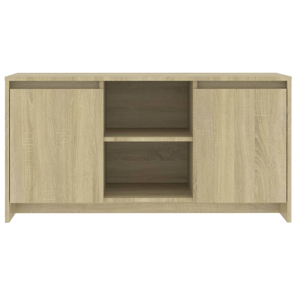vidaXL Mueble de TV madera contrachapada roble Sonoma 102x37,5x52,5 cm - Image 3