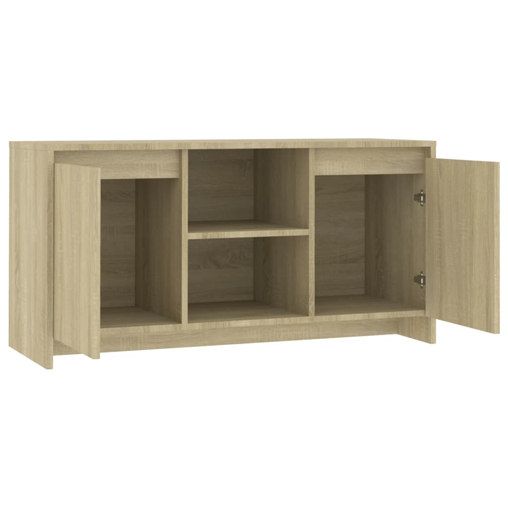 vidaXL Mueble de TV madera contrachapada roble Sonoma 102x37,5x52,5 cm - Image 5