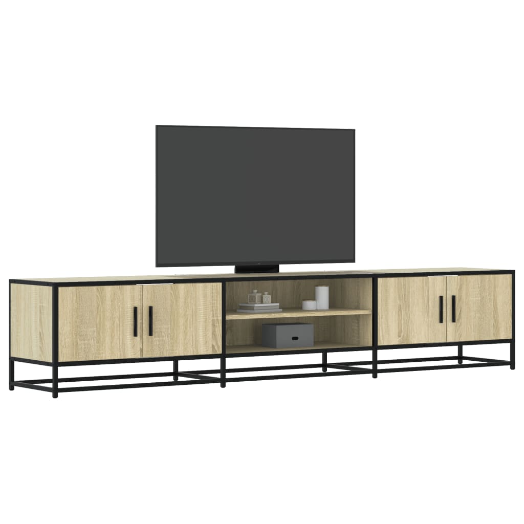 vidaXL Mueble para TV madera de ingeniería roble Sonoma 210x35x41 cm