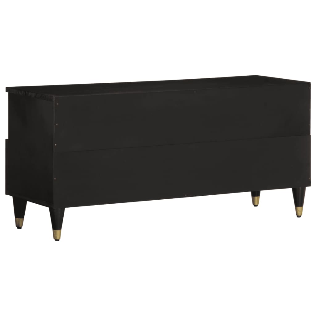 vidaXL Mueble de TV madera maciza de mango 100x33x46 cm - Image 5