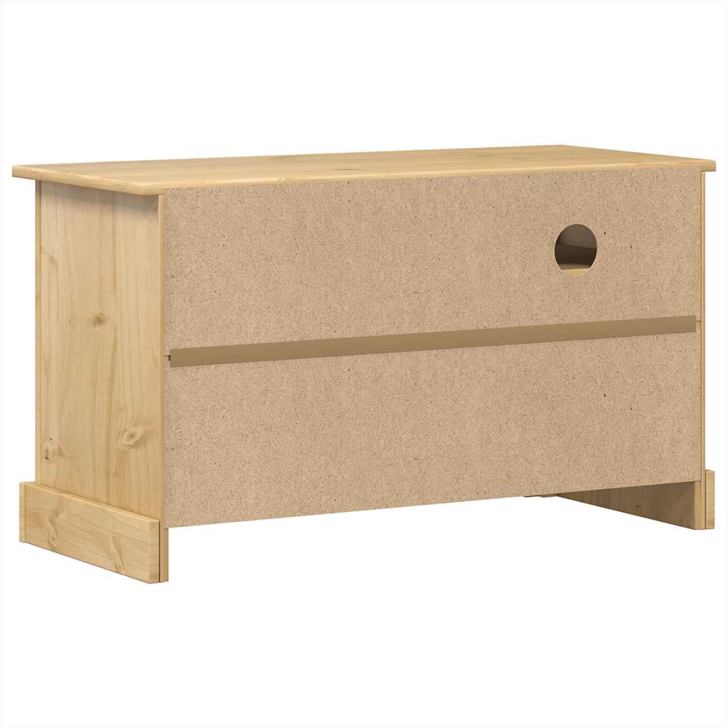 vidaXL Mueble de TV Corona madera maciza de pino 100x45x58 cm - Image 6