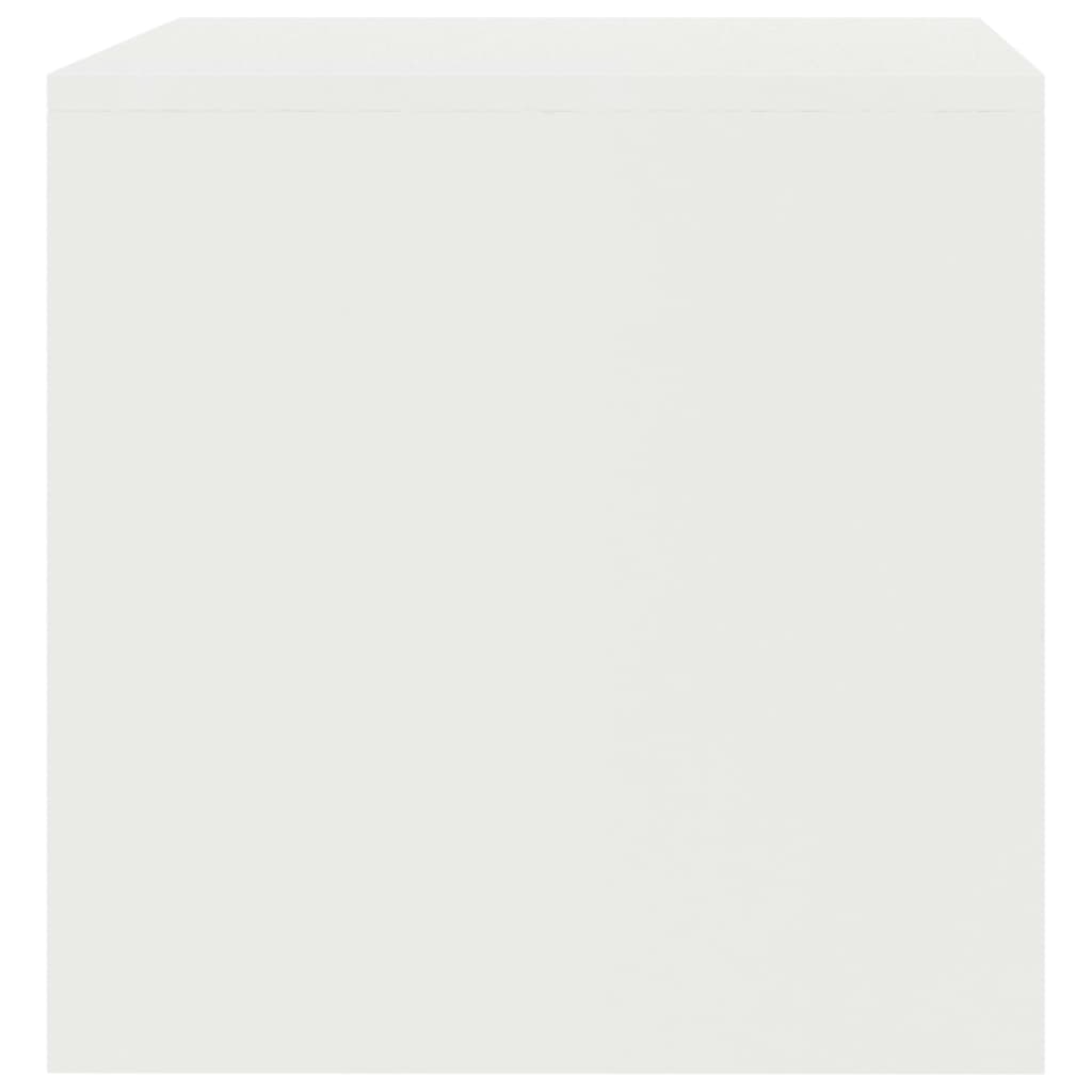 vidaXL Mueble para TV madera contrachapada blanco 80x40x40 cm - Image 5