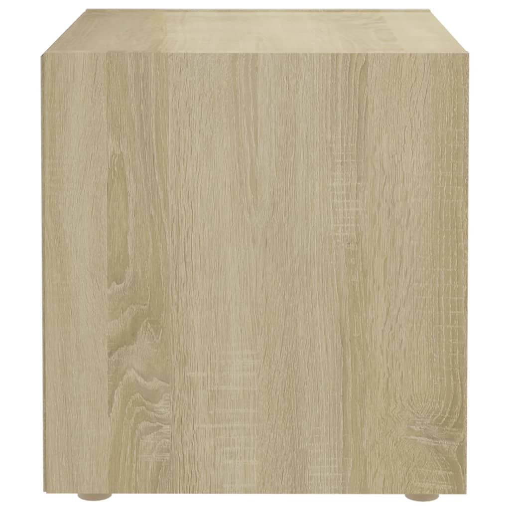 vidaXL Mueble para TV madera contrachapada roble Sonoma 37x35x37 cm - Image 4