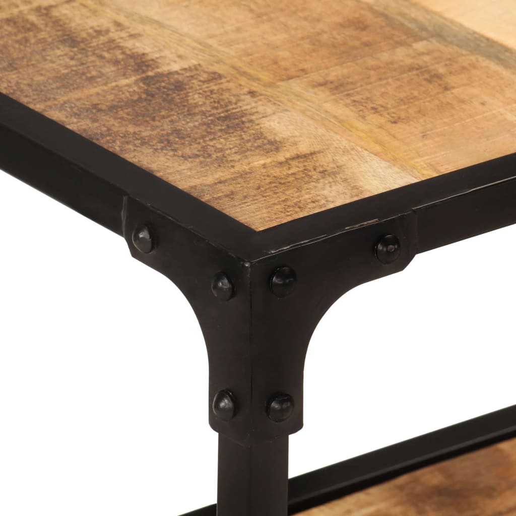 vidaXL Mueble de TV madera maciza de mango 150x30x41 cm - Image 4