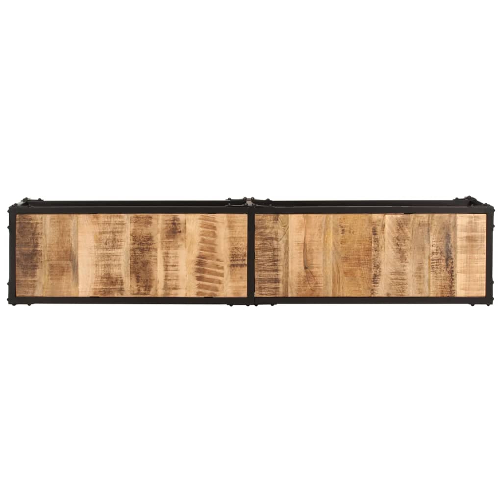 vidaXL Mueble de TV madera maciza de mango 150x30x41 cm - Image 3