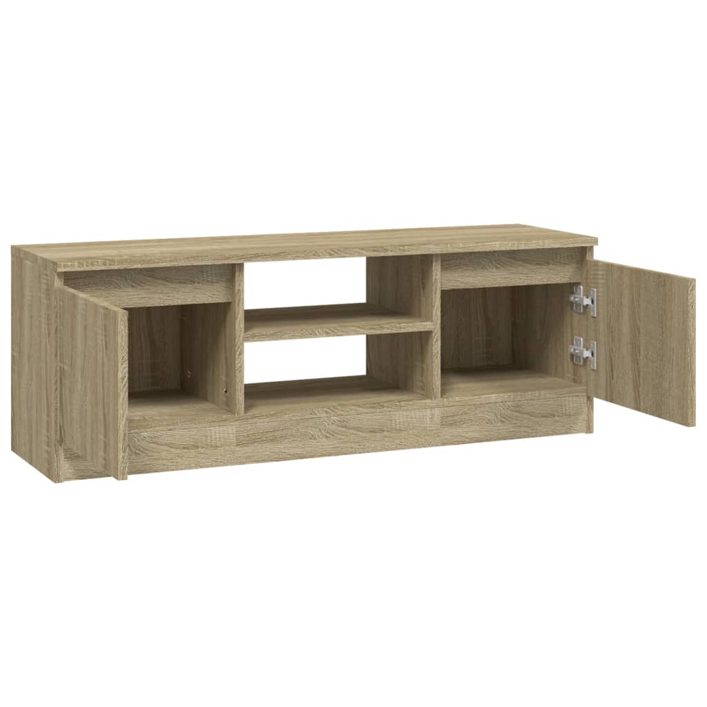 vidaXL Mueble de TV con puerta roble Sonoma 102x30x36 cm - Image 6