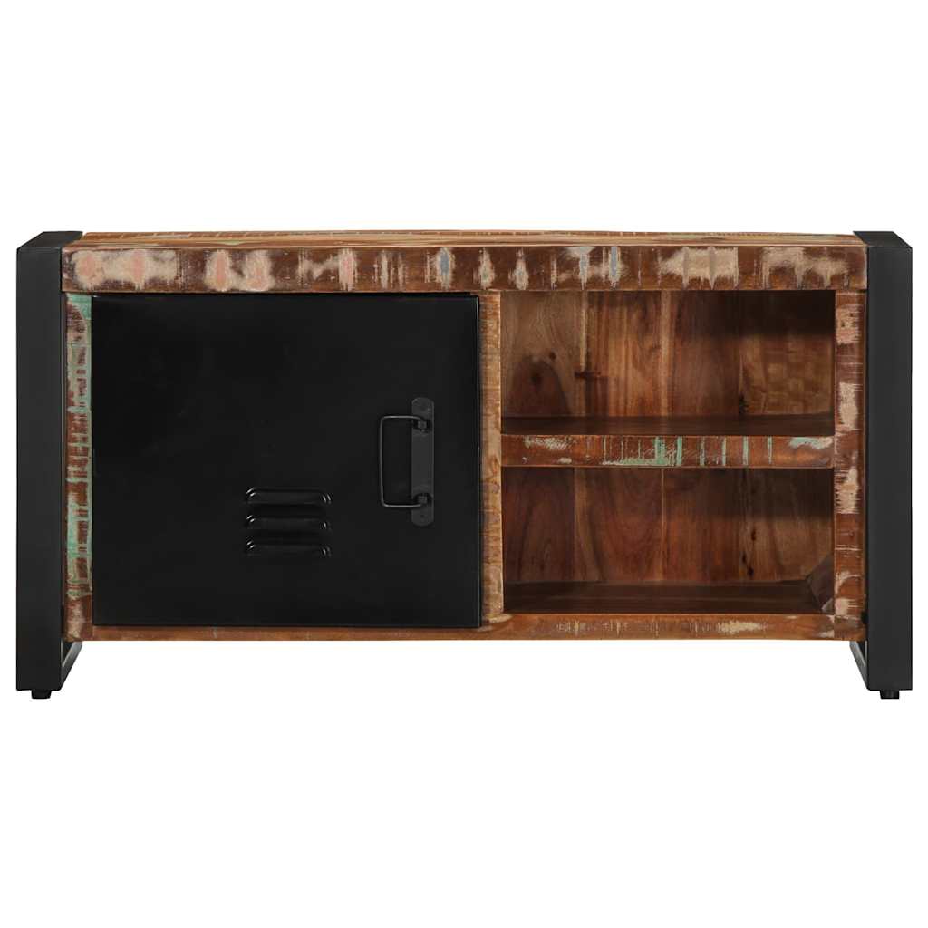 vidaXL Mueble para la TV 80x30x40 madera maciza reciclada - Image 3