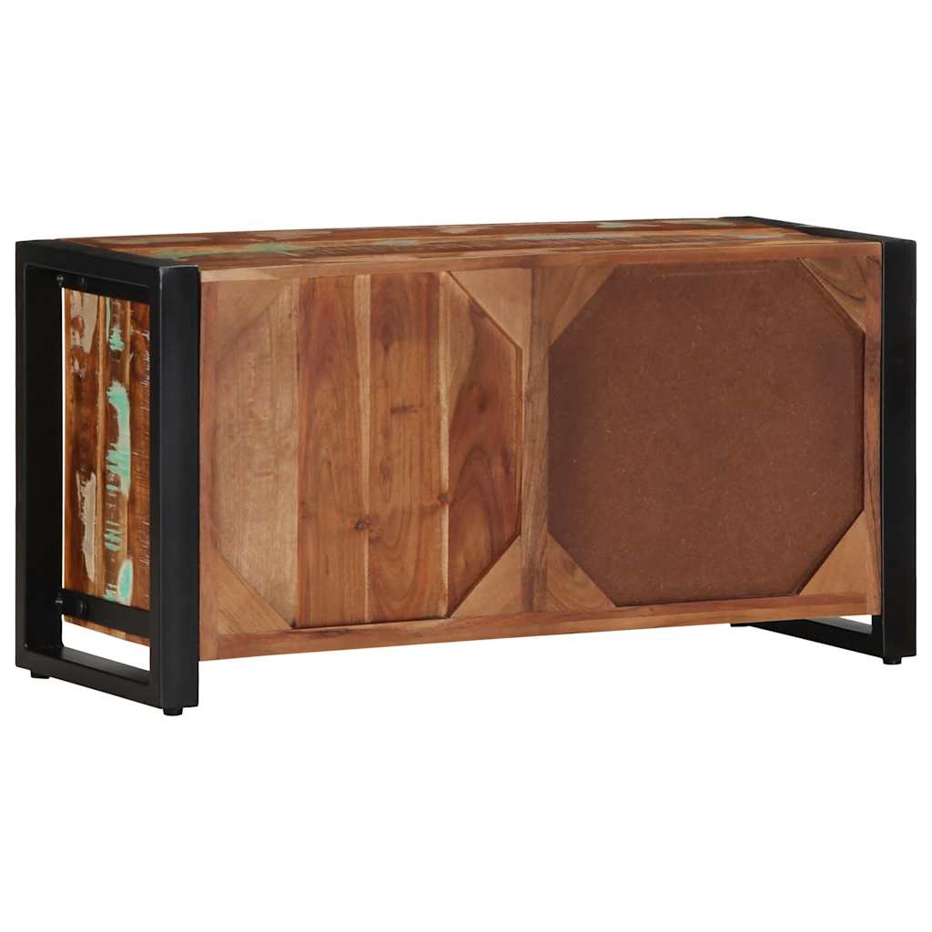 vidaXL Mueble para la TV 80x30x40 madera maciza reciclada - Image 5