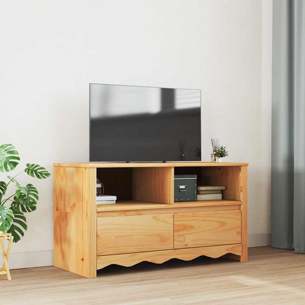 vidaXL Mueble para TV con cajón Drammen Roble 99 x 43 x 55 cm