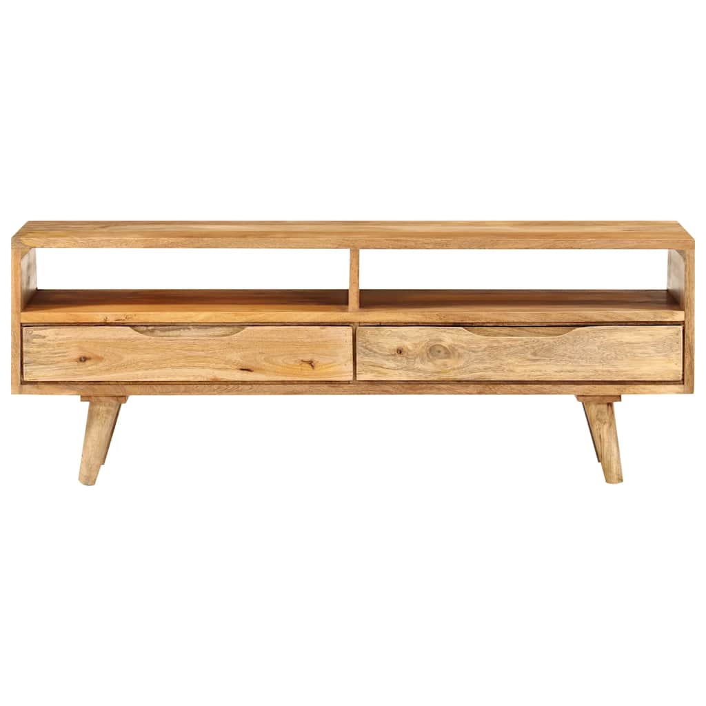 vidaXL Mueble de TV madera maciza de mango 110x30x41 cm - Image 3