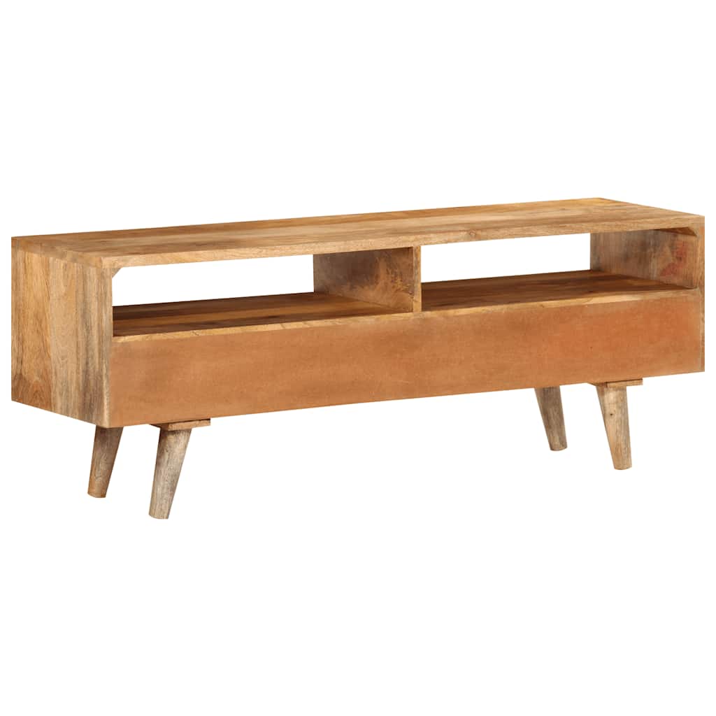 vidaXL Mueble de TV madera maciza de mango 110x30x41 cm - Image 4