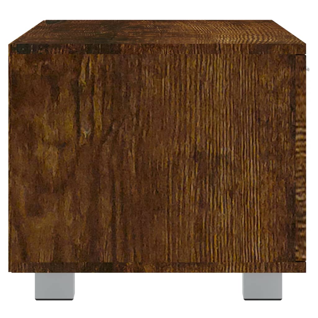 vidaXL Mueble para TV madera contrachapada roble ahumado 120x40,5x35cm - Image 6
