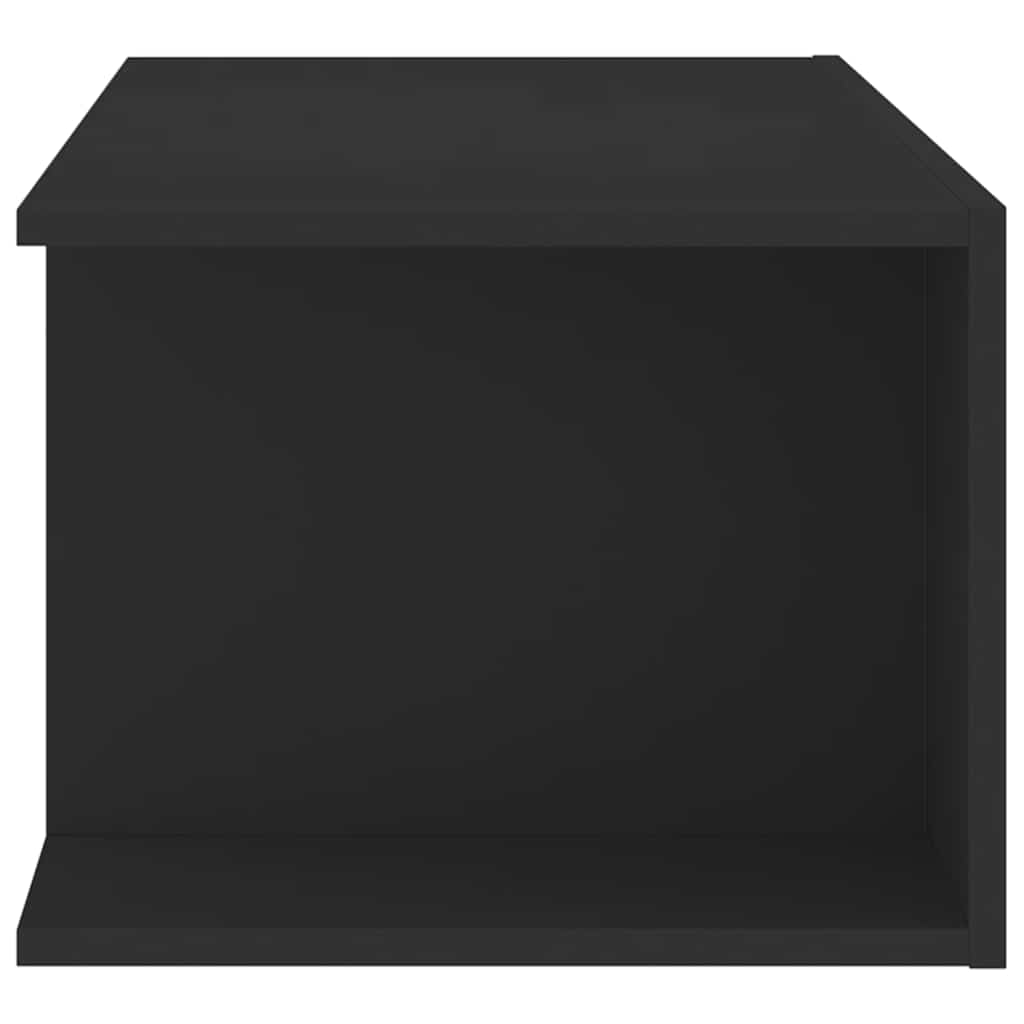 vidaXL Mueble de TV con luces LED negro 90x39x30 cm - Image 6