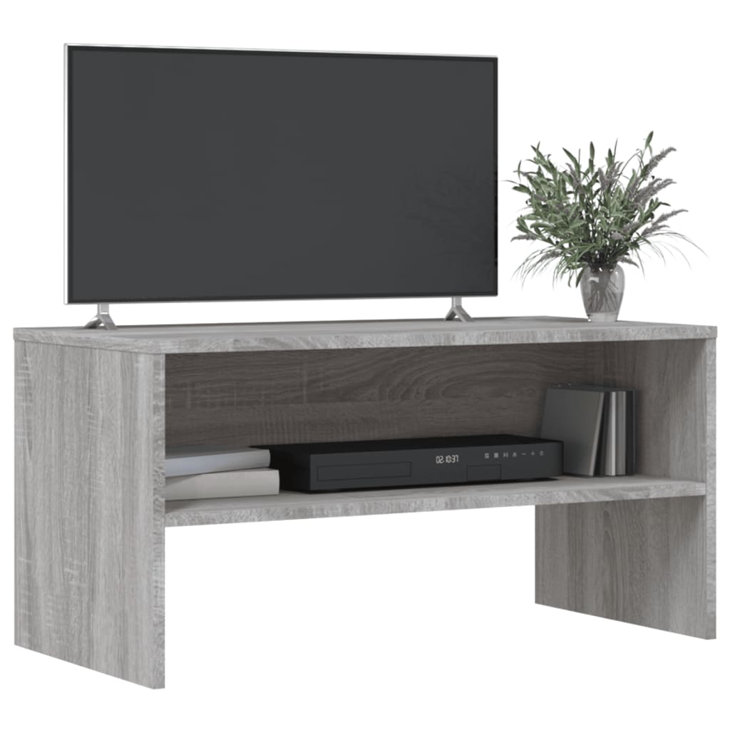 vidaXL Mueble de TV madera de ingeniería gris Sonoma 80x40x40 cm - Image 3
