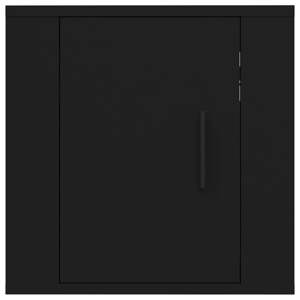 vidaXL Mueble para TV de pared negro 40x34,5x40 cm - Image 5