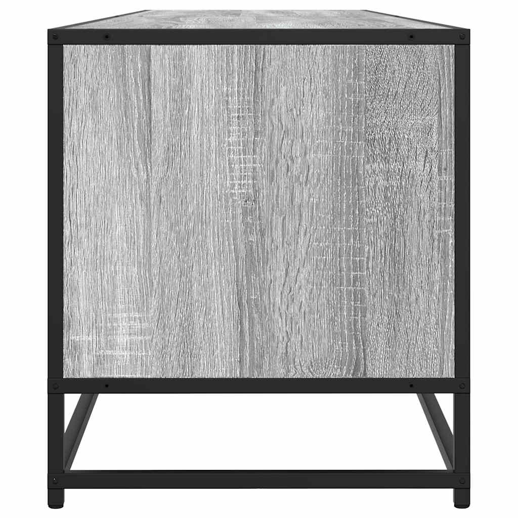 vidaXL Mueble de TV madera de ingeniería gris Sonoma 180,5x40x46 cm - Image 5