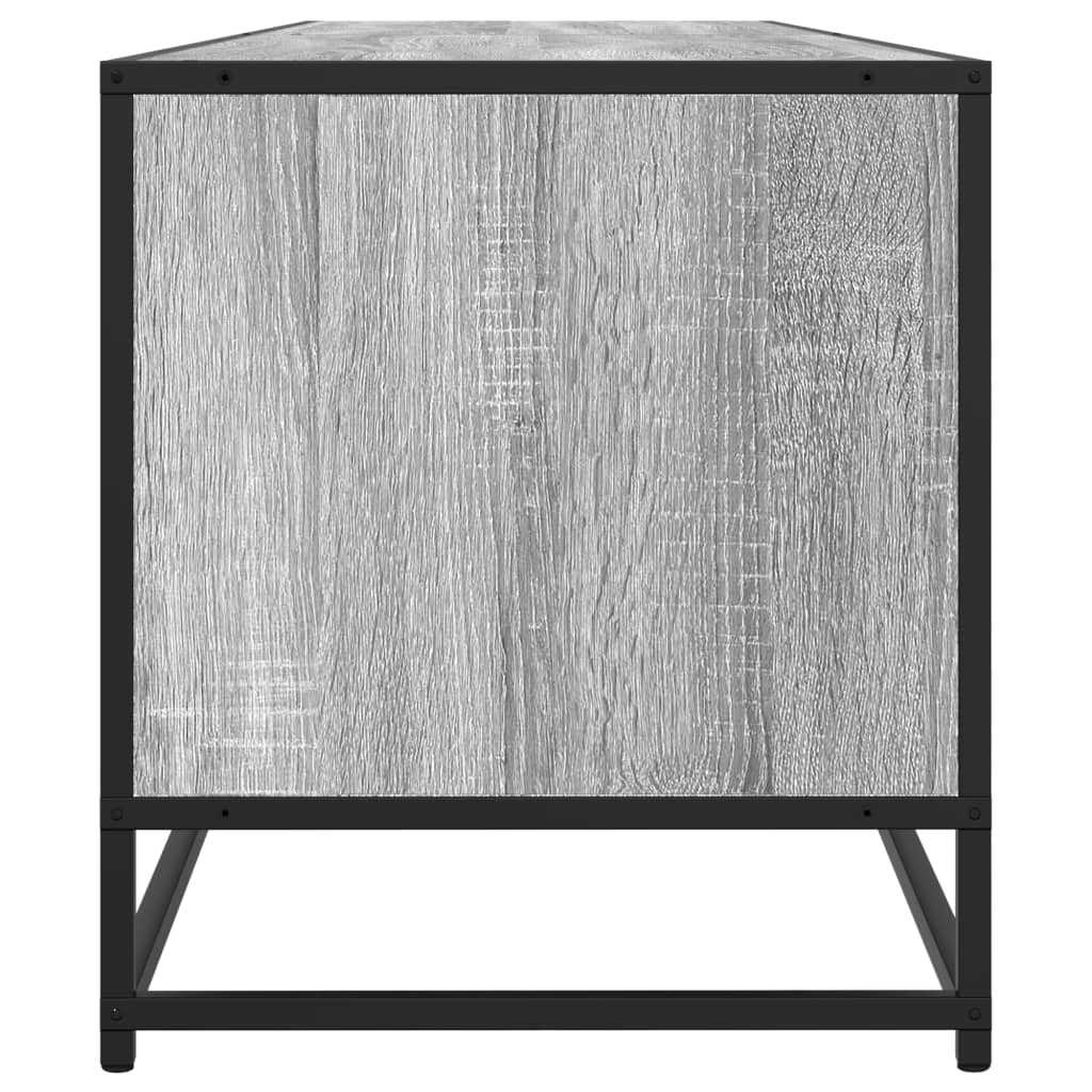 vidaXL Mueble de TV madera de ingeniería gris Sonoma 180x40x46 cm - Image 5