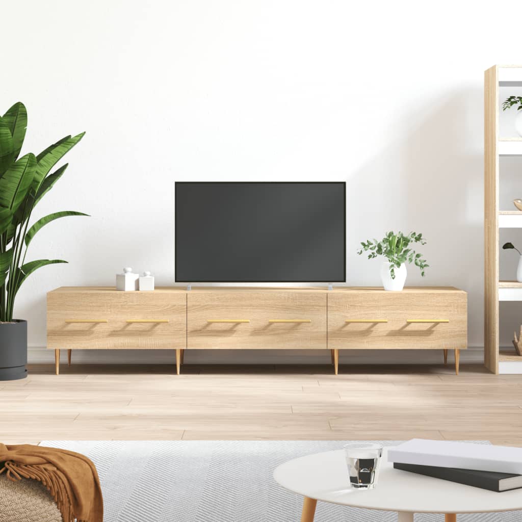 vidaXL Mueble de TV madera de ingeniería roble Sonoma 150x36x30 cm