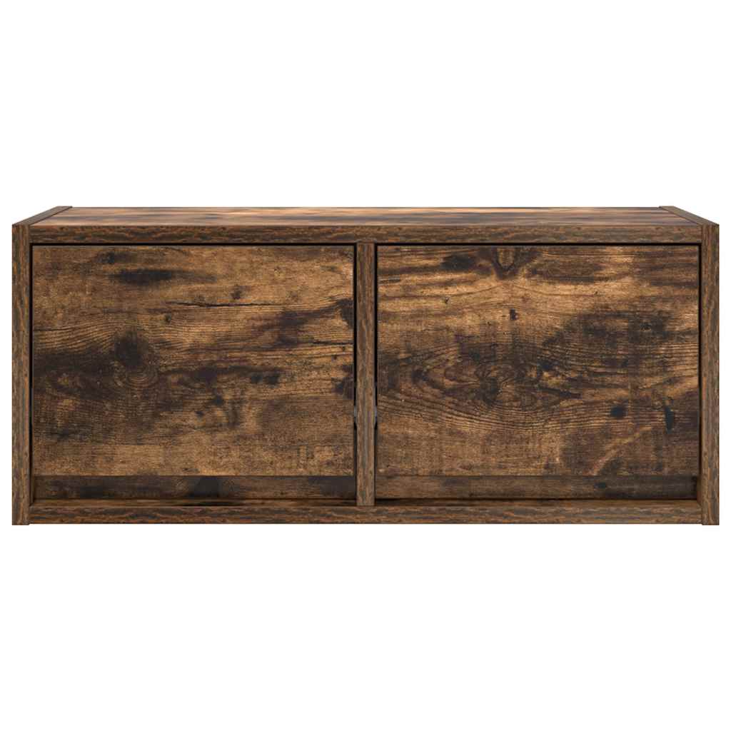 vidaXL Mueble para TV madera contrachapada roble ahumado 60x31x25,5 cm - Image 6