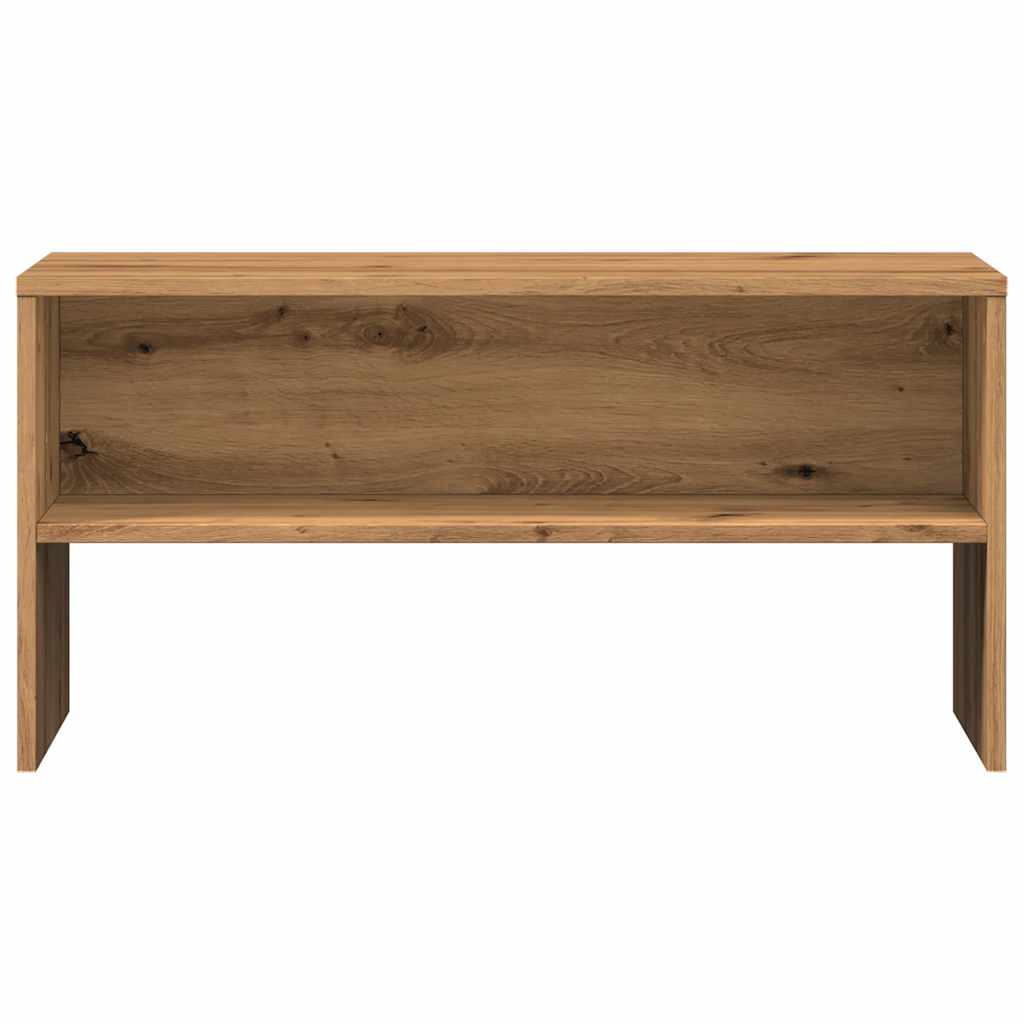 vidaXL Mueble de TV madera de ingeniería roble artesanal 80x40x40 cm - Image 4