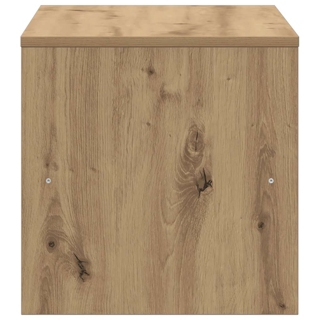 vidaXL Mueble de TV madera de ingeniería roble artesanal 80x40x40 cm - Image 5