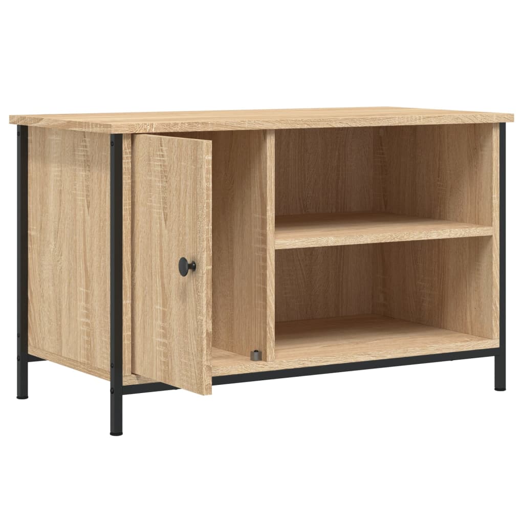 vidaXL Mueble para TV madera contrachapada roble Sonoma 80x40x50 cm - Image 5