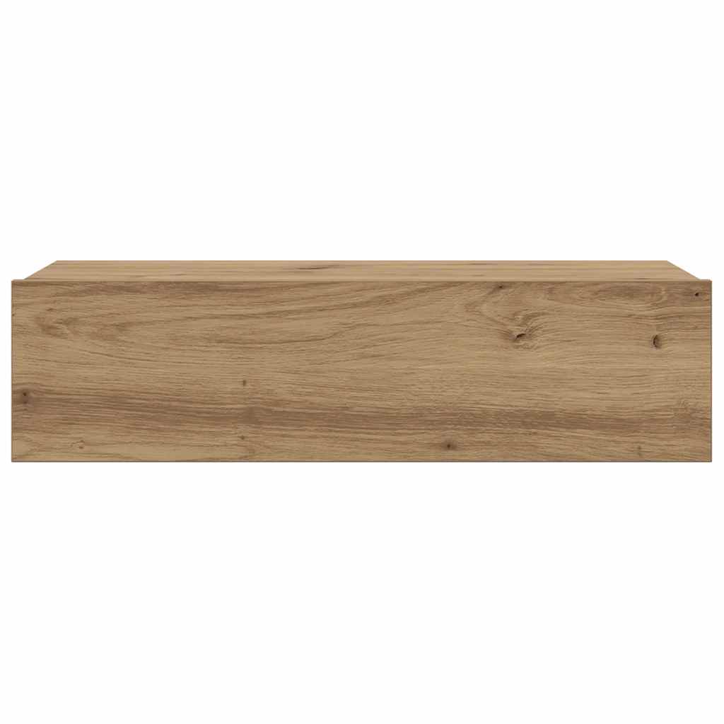 vidaXL Mueble de TV con luces LED roble artisan 60x35x15,5 cm - Image 6
