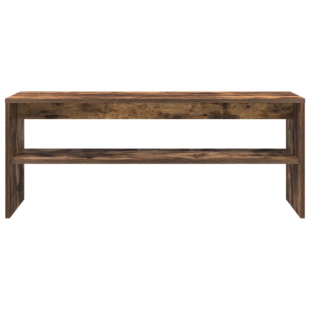 vidaXL Mueble de TV madera contrachapada roble ahumado 100x40x40 cm - Image 5