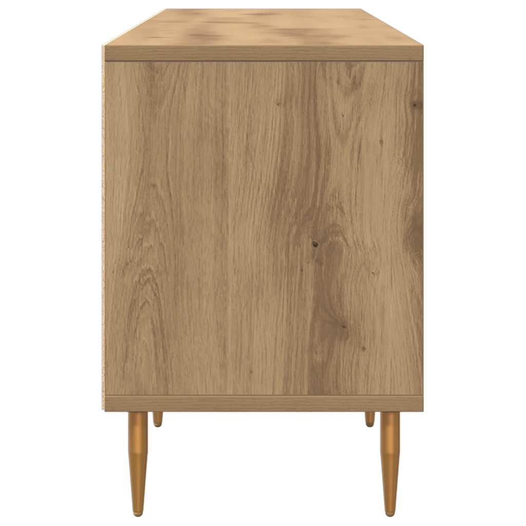 vidaXL Mueble de TV madera de ingeniería roble artisan 150x30x44,5 cm - Image 6