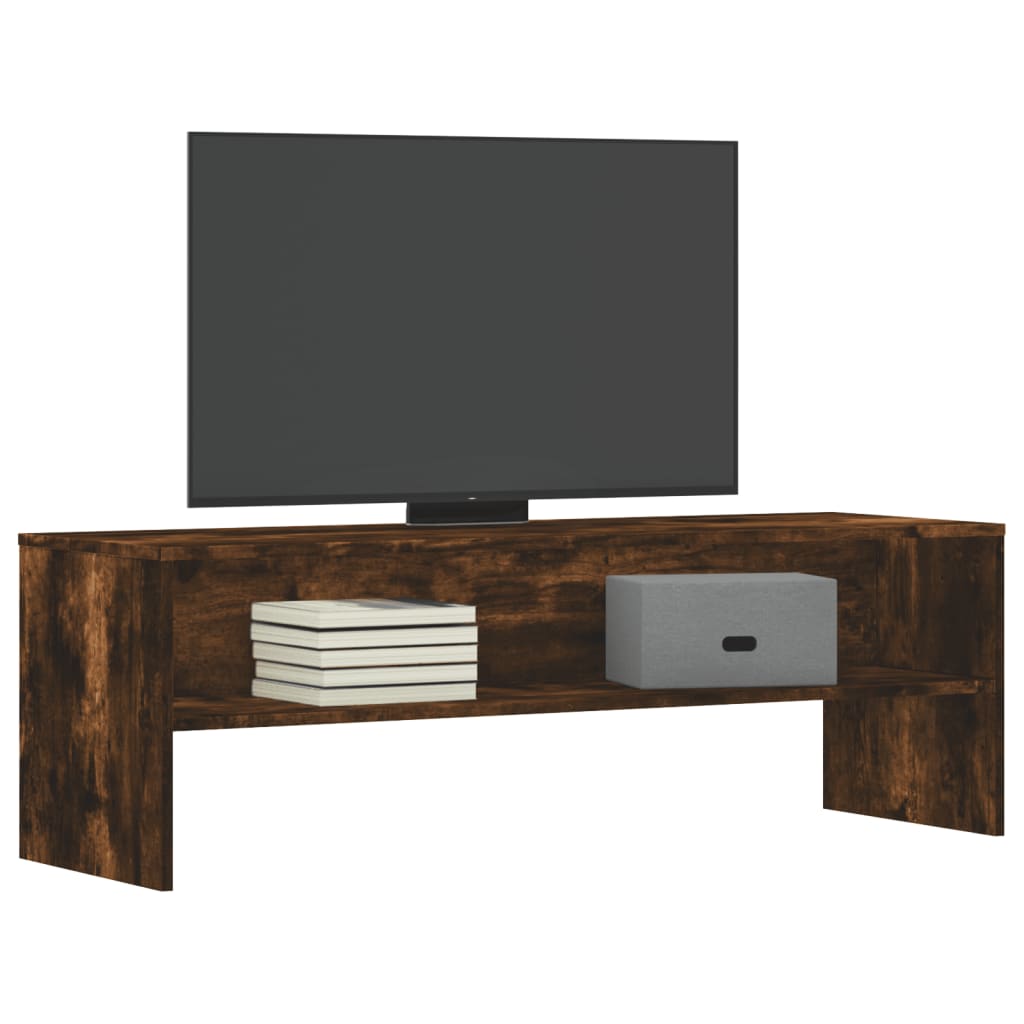 vidaXL Mueble de TV madera de ingeniería roble ahumado 120x40x40 cm - Image 3
